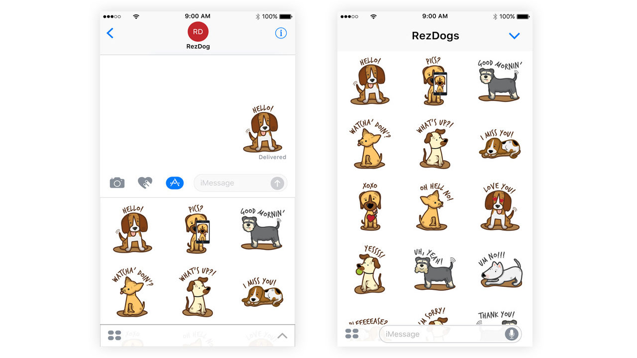 Dog Sticker for iOS & Android