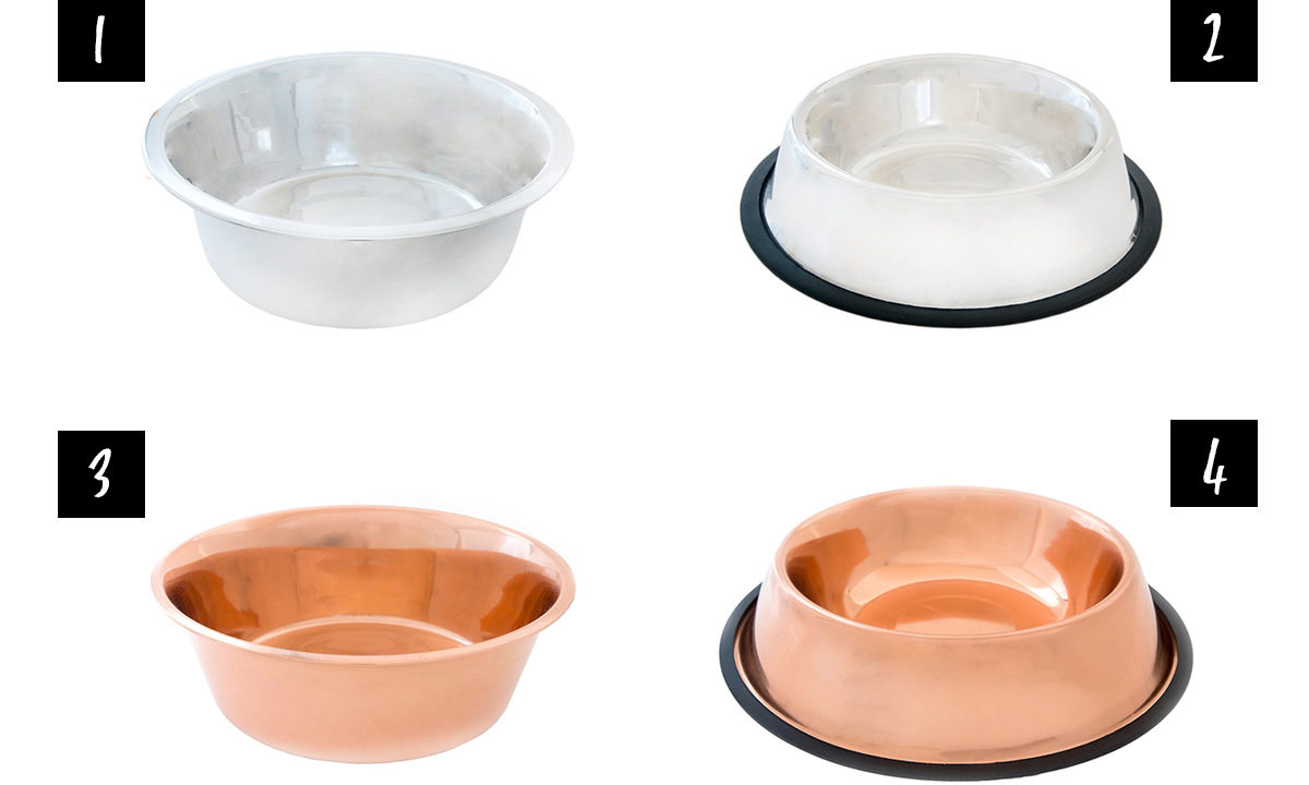 Copper dog clearance bowl