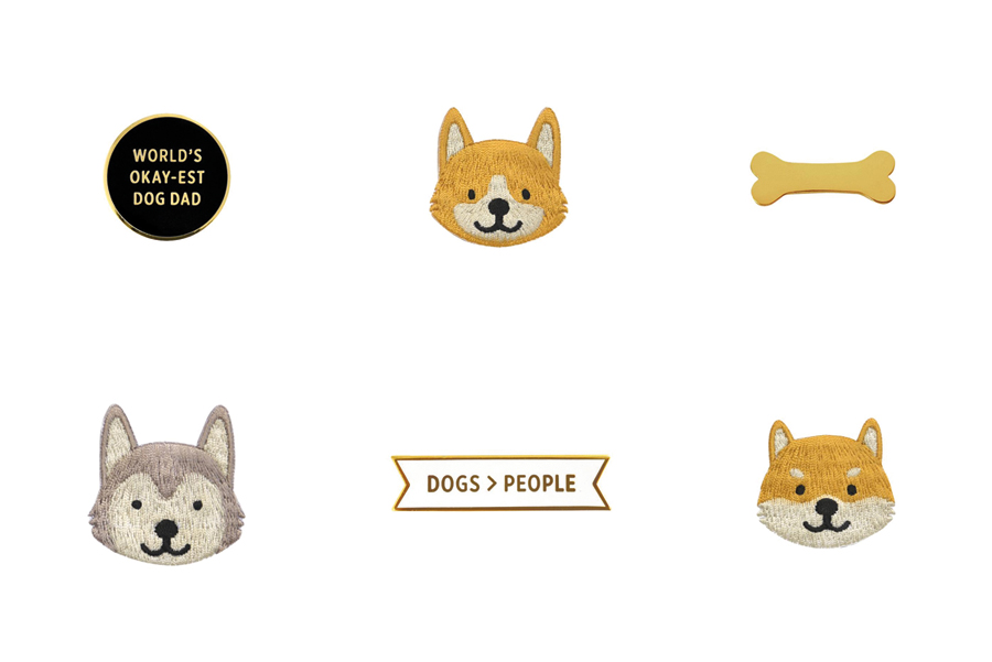 Cute dog hot sale pins